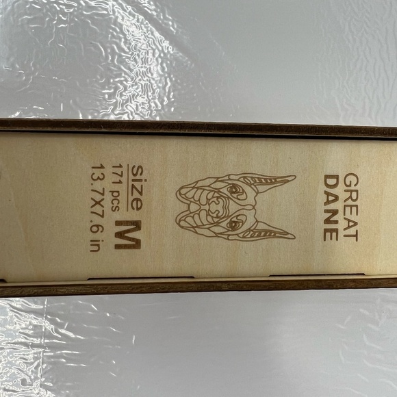 Woodbests Wooden Jigsaw Puzzle Great Dane Colorful Gift Fun 117 Pieces - Picture 6 of 6